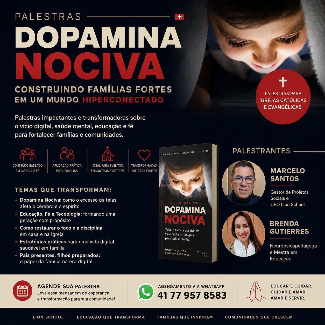 Palestras Dopamina Nociva — Lion School